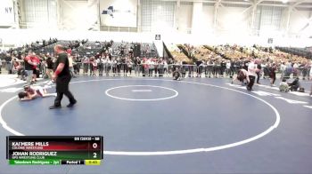 58 lbs Cons. Round 1 - Johan Rodriguez, GPS Wrestling Club vs Kai`mere Mills, Colonie Wrestling