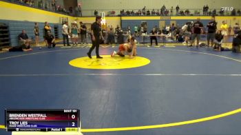 106 lbs Cons. Round 1 - Troy Lies, Maize Wrestling Club vs Brenden Westfall, Abilene Kids Wrestling Club