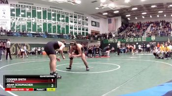 190 lbs Quarterfinal - Adam Schumacher, Avon Ohio vs Cooper Smith, Ashland