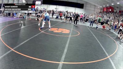 190 lbs Champ. Round 1 - Wyatt Gordon, Gladiator Wrestling Academy vs Bryson Beckstein, Bad Karma Wrestling Club