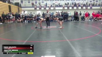 126 lbs Round 1 (16 Team) - Preston Abrams, Creekview vs Mack Walrath, Johns Creek