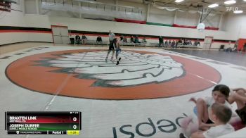 77 lbs Semifinal - Joseph Durfee, Lovell Middle School vs Braxten Link, Greybull MS