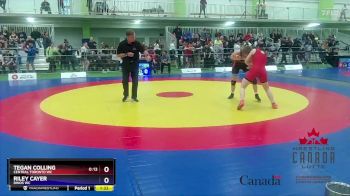 57kg Cons. Round 2 - Tegan Colling, Central Toronto WC vs Riley Cayer, Dinos WC