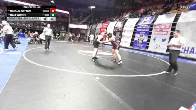 235 Class 2 lbs Cons. Round 2 - Natalie Gaytan, Branson vs Hali Windes, Fort Osage