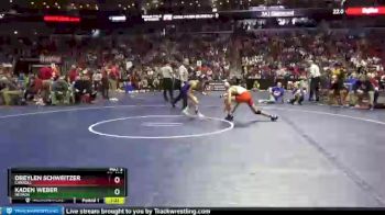 2 lbs Cons. Round 2 - Dreylen Schweitzer, Carroll vs Kaden Weber, Nevada