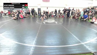 54 lbs Final - Wyatt Sindone, Ares Black-Yth vs Brooks Riesen, Brawler Elite-Yth