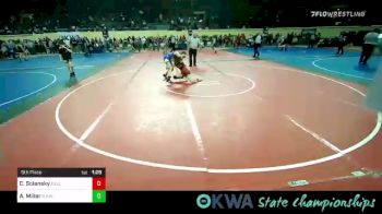 115 lbs 5th Place - Claire Solansky, El Reno Little League Wrestling vs Abbey Miller, R.A.W.