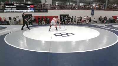 92 kg Cons. Sub-quarters - Kael Wisler, Michigan Wrestling Club vs Kasey Ross, Burg Training Center