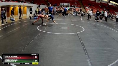 76 lbs Round 7 (8 Team) - Jason Fisher, CP Wrestling Academy vs Holden Davis, Neighborhood