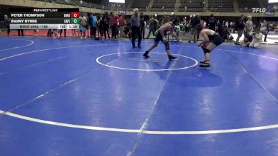 160 lbs 3rd Place - Peter Thompson, Dansville vs Danny Byrne, Cape May