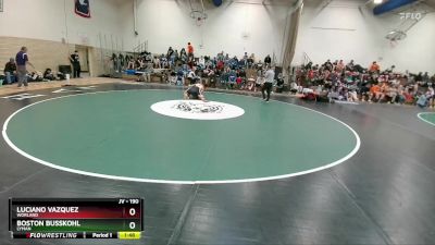 190 lbs Champ. Round 1 - Boston Busskohl, Lyman vs Luciano Vazquez, Worland