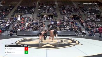 197 lbs Quarterfinal - Kyle Murphy, Bloomsburg vs J.T. Brown, Army