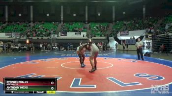 1A-4A 215 3rd Place Match - Stephen Walls, New Hope HS vs Anthony Hicks, Fultondale