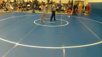 132 lbs Round 2 - Ellis Truschke, Willcox High School vs Skylie Semken, Crismon