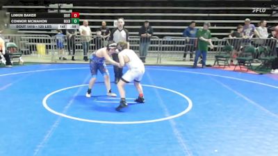 125 lbs Consi Of 8 #1 - Linkin Baker, South Plainfield vs Connor McMahon, Roxbury