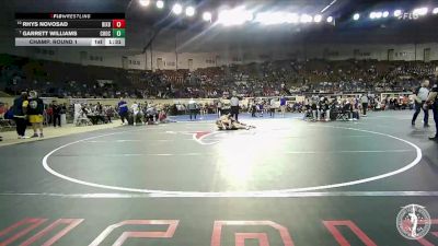 B6A-157 lbs Champ. Round 1 - Garrett Williams, Choctaw vs Rhys Novosad, Bixby