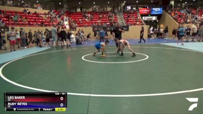 70 lbs Round 1 - Leo Baker, OK vs Rudy Reyes, KS