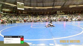 52 lbs Quarterfinal - Julian Campos, SoCal Hammers vs John Lehn, Nebraska Wrestling Academy