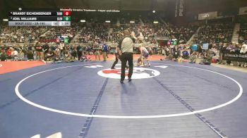 3A-190 lbs Semifinal - Brandt Eichenberger, Torrington vs Joel Williams, Glenrock