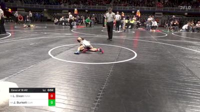 45 lbs Consi Of 16 #2 - Louie Dixon, Punxsutawney vs Jonah Burkett, Claysburg-Kimmel