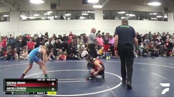 96 lbs Champ. Round 1 - Nayeli Duron, Michigan Revolution vs Gemma Irwin, Attack WC