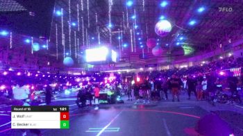 109 lbs Round Of 16 - Jacob Wolf, Unattached vs Casen Becker, Black Fox Wrestling Academy