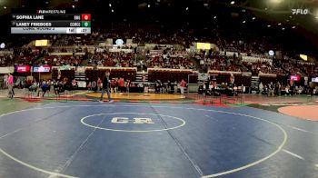 G - 100 lbs Cons. Round 2 - Laney Frieboes, Custer Co. (Miles City) Girls vs Sophia Lane, Billings West Girls