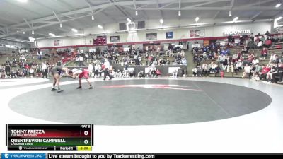 133 lbs Semifinal - Tommy Frezza, Central Missouri vs Quentrevion Campbell, Chadron State