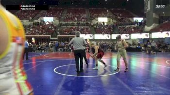 165 lbs Quarterfinal - Kamden Kraft, Dakota Rattlers vs Moe Fredley, Moses Lake Wrestling Club