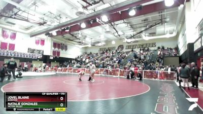 170 lbs Cons. Round 3 - Jovel Blaine, Barstow vs Natalie Gonzales, Victor Valley