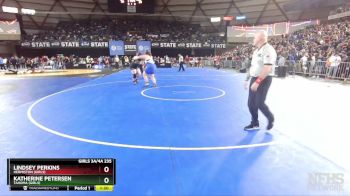 Girls 3A/4A 235 Semifinal - Katherine Petersen, Tahoma (Girls) vs Lindsey Perkins, Hermiston (Girls)