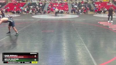 165 lbs Semifinal - Gage Bernall, University Of Central Missouri vs Bryce Dauphin, Central Oklahoma