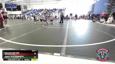 96 lbs Round 1 (4 Team) - William Rector, Missouri Outlaws vs Owen Wusterbarth, Potentially Dangerous