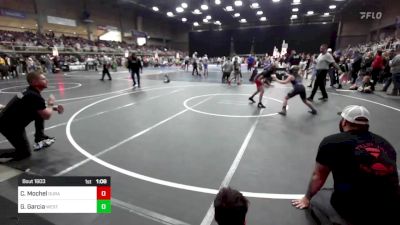 81 lbs Quarterfinal - Gavin Garcia, Westside WC vs Caitlyn Mochel, Duran Elite