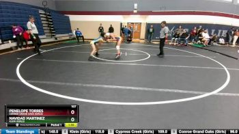 107 lbs Semifinal - Navidad Martinez, Klein (Girls) vs Penelope Torres, Conroe Grand Oaks (Girls)