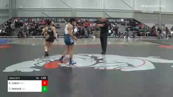 118 lbs Consolation - Kelsey Loeun, Ascend Wrestling Academy vs Trinty Howard, Arizona Girls Wrestling