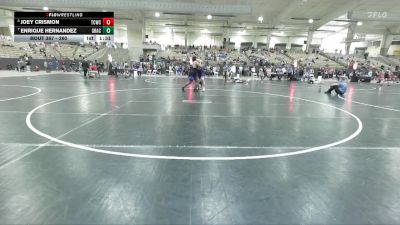 260 lbs 3rd Place Match - Joey Crismon, Blackman Wrestling Club vs Enrique Hernandez, Warren Co Wrestling