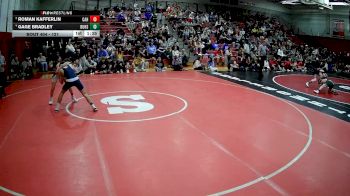 121 lbs Quarterfinal - Roman Kafferlin, Corry Area Hs vs Gage Bradley, Burgettstown Hs