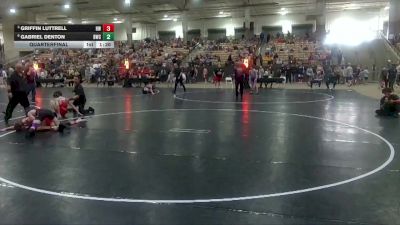115 lbs Quarterfinal - Griffin Luttrell, Halls Wrestling vs Gabriel Denton, Blackman Wrestling Club