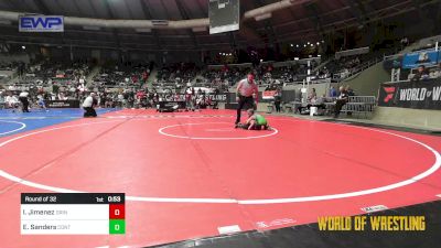 46 lbs Round Of 32 - Israel Jimenez, Grindhouse vs Easton Sanders, Contender Wrestling Academy