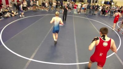 138 lbs Cons. Round 3 - Treyden Wright vs Ty Rangaard, Berge Elite Wrestling Academy
