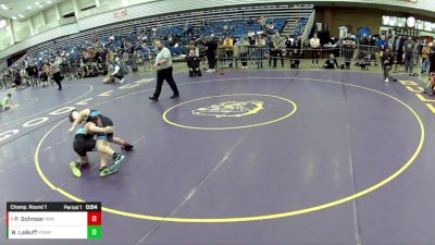 14U Boys - 115 lbs Champ. Round 1 - Benjamin LaBuff, Young Guns Nashville Wrestling vs Parker Schnoor, Askren Wrestling Academy