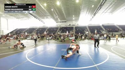 120 lbs Consi Of 4 - Jorgen Booth, No Team vs Kaden Weaghington, Sweetland Misfits