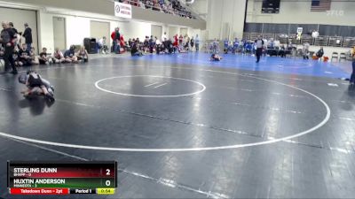 50 lbs Quarterfinals (8 Team) - Huxtin Anderson, Minneota vs Sterling Dunn, BHVPP