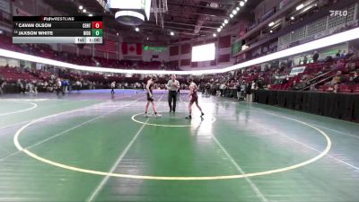 106 lbs Cons. Round 4 - Cavan Olson, Centennial vs Jaxson White, Ridgevue