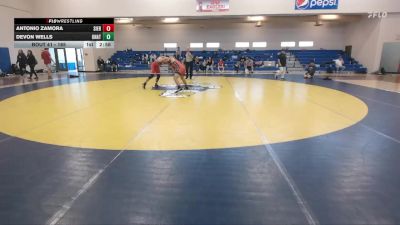 165 lbs Champ. Round 1 - Antonio Zamora, Sierra College vs Devon Wells, Unattached