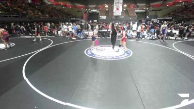 130 lbs Sanai Villagran, IEWA - Inland Empire Wrestling Association vs Sydney De Sena, OCWA - Orange County Wrestling Association