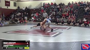 132 lbs Quarterfinal - Brody Strother, Hampton-Dumont-CAL vs Parker Pagel, BCLUW-SH