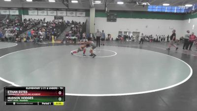 70 lbs Cons. Round 1 - Hudson Hodges, Next Level Training vs Ethan Estes, Terminator Wrestling Academy