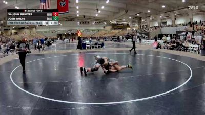 120 lbs 2nd Wrestleback (8 Team) - Vaughn Pulitzer, Dobyns Bennett High School vs Josh Wolfe, Bradley Central High School